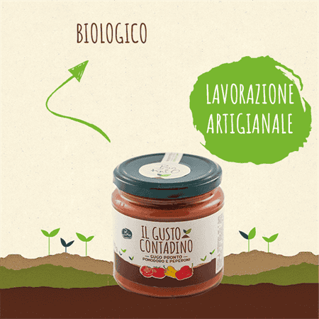 <Strong>SUGO PRONTO</strong><br>POMODORO E PEPERONI